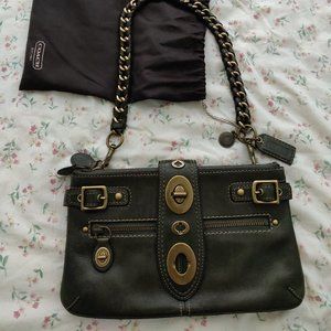 Coach Legacy Bridget Green Leather Purse